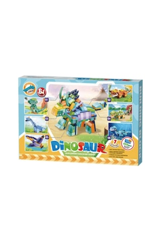 Kızılkaya Bricks 6 Lı Dinozor Seti 408 Parça Sm2505