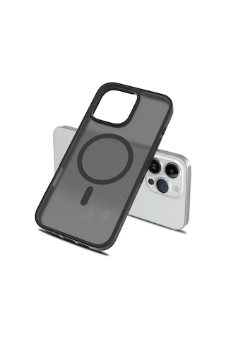 Joko - 608 - iPhone Uyumlu 16 Pro Max Jota Magsafe Kapak - Csmo-tex - - Kahverengi