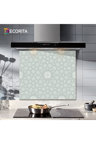 Decorıta Cam Ocak Arkası Koruyucu | Selçuklu Motifi