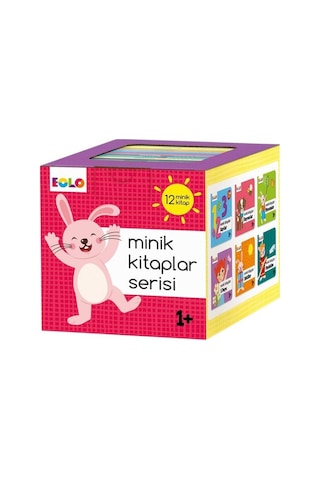 Minik Kitaplar Serisi Seti - 12 Kitap Takım - Kutulu- Eolo