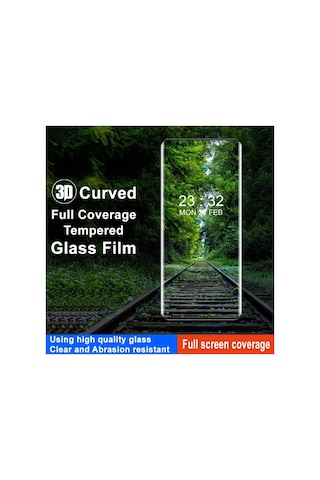 Tecno Pova Curve 2 5g Lk7k Uyumlu Kavisli Edge Ekran Koruyucu Temperli Kırılmaz Cam Parmak Izi Okur