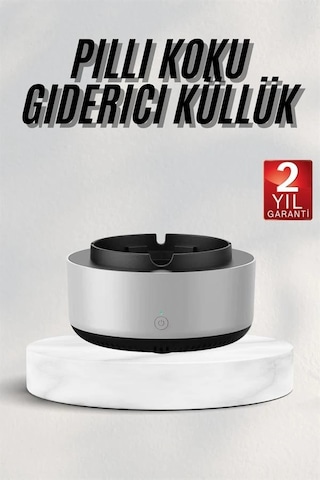 Mey İthalat Akıllı Kokusuz Küllük Dumanı İçine Çeken Kül Tablası Hava Temizleyici - Meytduuczzzhs28küllükkkkk2