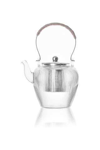 Acar Lalin Borosilikat Cam Çaydanlık 1100 ML Şeffaf