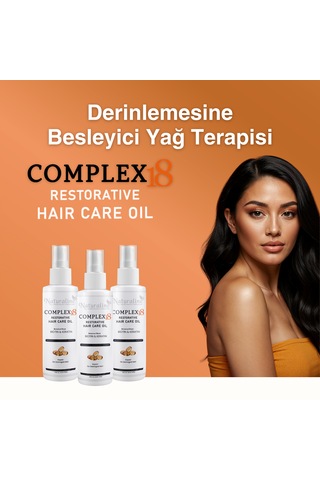 Complex 18 Bitkisel Yağlı Saç Bakım Yağı Kırık Karşıtı & Onarıc