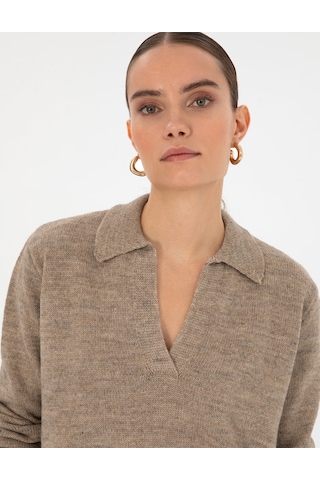 Pierre Cardin Kadın Bej Kazak /triko 50317226-vr011 Bej