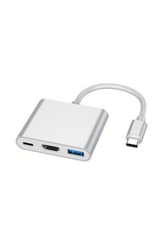 Xuweiwei Simli Usb C Den Hdtv Adaptörü 4k 100w Pd Usb 3 0 Portlu Dijital Av Dönüştürücü Macbook İpad İphone Uyumlu 15 Tabletler İçin