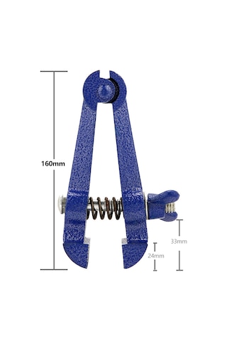 Tenfowee 50mm El Tipi Profesyonel Somun Alevi - Hafif İş Parçalarını Sıkıştırmak İçin Yüksek Sıcaklık Quenchingli Dayanıklı 45 Çelik Alet