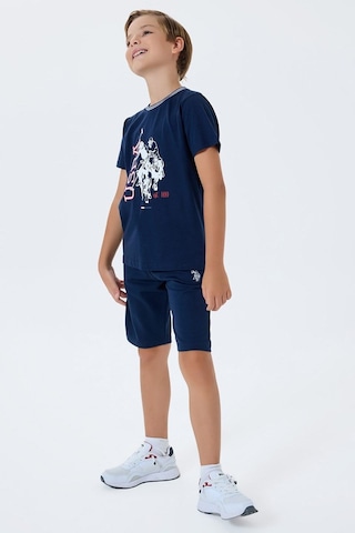 U.S. Polo Assn. U.s. Polo Assn Erkek Çocuk Bermuda 2'li Takım Lacivert-2689