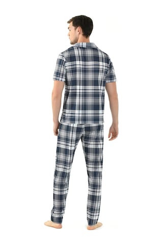 Yeni İnci Önden Düğmeli 3'lü Erkek Pijama Takım Epj807 001