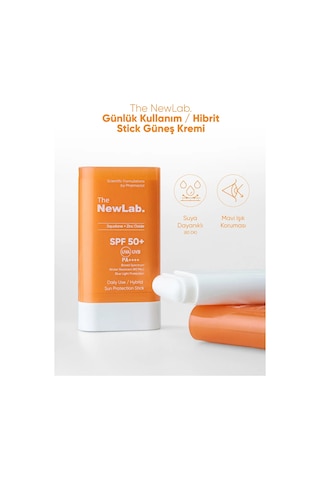 The NewLab Yüksek Korumalı Stick Güneş Kremi Spf 50 19g Suya Dayanıklı