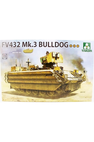 Takom 2067 1/35 Ölçek, İngiliz Apc Fv432 Mk.3 Bulldog Tankı, 2 İn 1 , Plastik Model Kiti-55875