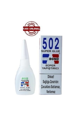 Evo Bond 502 Glue Süper Yapıştırıcı 20 Gr