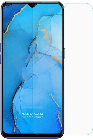 Oppo Reno3 Pro (Cph2009) Nano Kırılmaz Cam Ekran Koruyucu Şeffaf