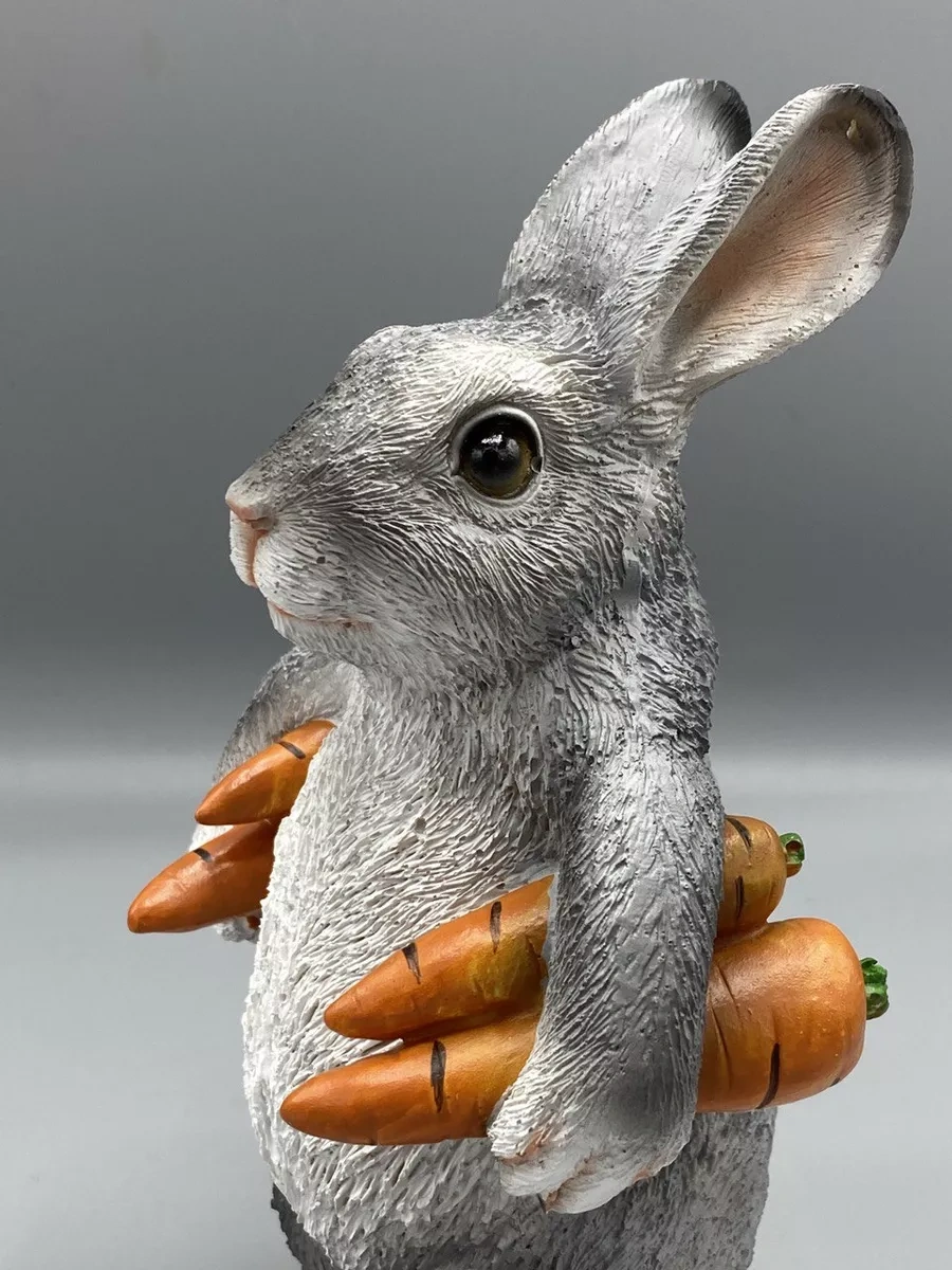 Barel'ef Bahçe Heykeli Tavşan Zaika Havuçla 83943532