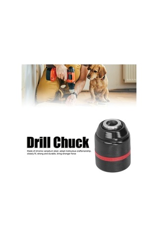 Besthome1 2-13mm Çelik Matkap Mandreni, Anahtarsız Otomatik Sıkma, Elektrik Matkap Adaptörü