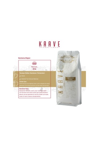 Kaave Roasterty Türk Kahvesi İstanbul 1 KG