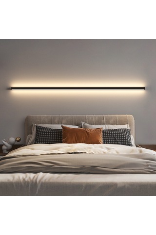 Moveevo 60cm Isı Işık Led Şerit Lambası - Oturma Odası Duvar Aydınlatması, Modern Minimalist Kuyruk/yatak Odası Armatürü Diğer