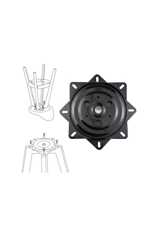 Suntek Magideal Bar Tabureleri Döner Plaka Kanepe Sandalye Tabla 6 inç