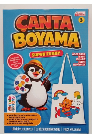 Çanta Boyama Seti Kutulu