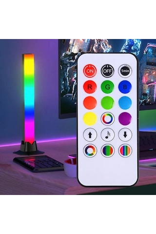 Sese Duyarlı Led Ambiyans Aydınlatma 30 Cm Tv Monitör Arkası