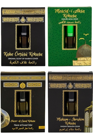 Kabe Örtüsü Kokusu Mescidi Aksa Kokusu Hacerül Esved Kokusu Ve Makamı İbrahim Kokusu Alkolsüz Esans 3ml