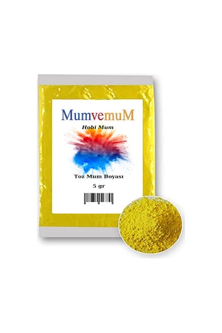 Sarı Toz Mum Boyası- Sarı Sarı Toz Mum Boyası- Sarı