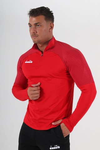 Diadora Premium Antrenman Eşofmanı Tek Üst Kırmızı