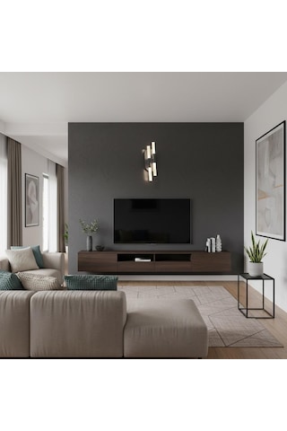 Linea 2 Pilli Aplik Siyah