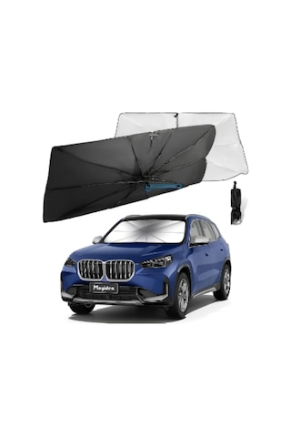 Tüm Araçlar İçin Uygun Araba Ön Cam Güneşlik Katlanabilir Güneşlik Şemsiye Ön Cam Gölgelik