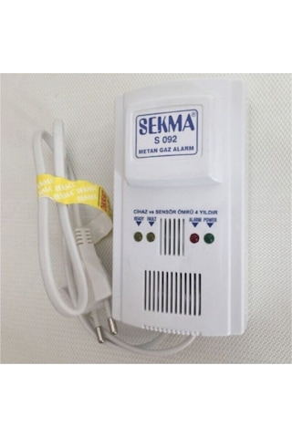 Sekma S-092 Doğalgaz Alarm Dedektörü Gaz Alarm Cihazı
