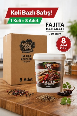 Fajita Baharatı 750 G X 8 Adet - 1 Koli Koli Bazlı Avantaj Paketi