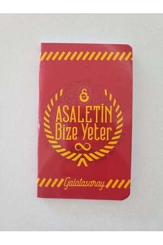 Galatasaray Lisanslı Not Defteri 32 Yaprak Çizgili 8X13
