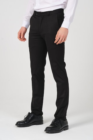 Slim Fit Erkek Kumaş Pantolon Siyah