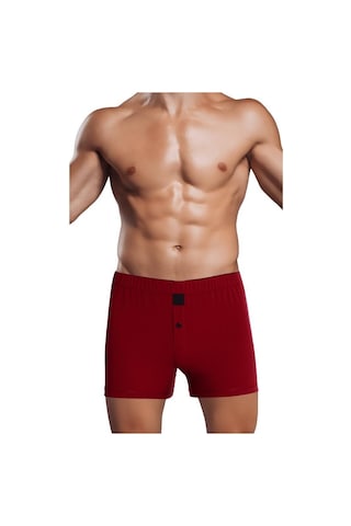 The Don Jersey Penye-Örme Bordo Renk Boxer