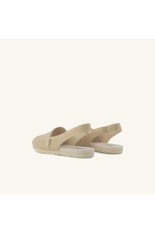 10023065 Champagna Espadril Kadın 10023065 Toms Alpargata Champagne Tonal Sparkle Woven Açık Bej