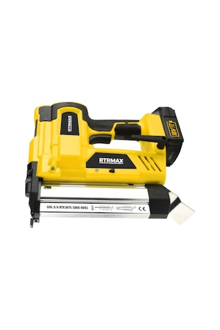 Rtrmax RTX1875 X-Lion 18V 2 Amper Çift Akülü 19-40 MM Zımba + 20-50 MM Çivi Çakma Tabancası
