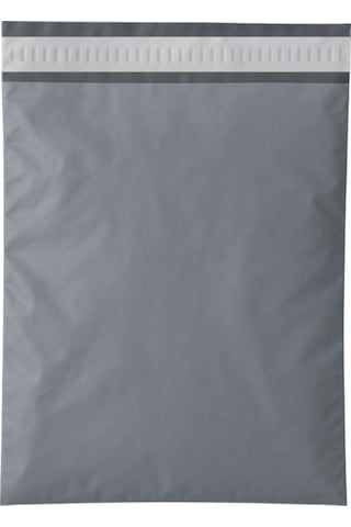Cepsiz Kargo Poşeti - 25x30 Cm - Gri - 100 Adet Gri 30 X 25 100'lü Kargo Poşeti