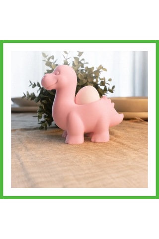 Vaveni 3d Baskı Dinozor Yumurtalık - Sevimli Eggosaurus Yumurta Tutucu-pembe Arz