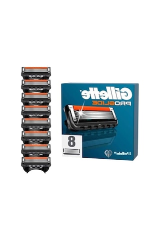 Gillette Fusion Proglide Yedek Erkek Tıraş Bıçağı 8'li