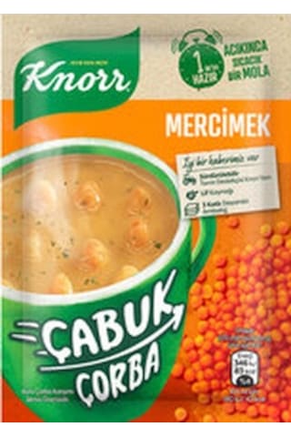 Knorr Çabuk Çorba Mercimek 22 G