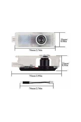 Autogp Bmw F32 F33 F36 Kapı Altı Işık Lazer Led Logo M Amblemli Hoşgeldin Aydınlatması Agp-kl-1049m