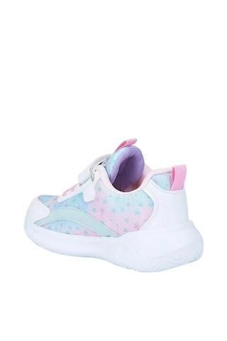 Zacoz Kız Çocuk Sevimli Figürlü Renkli Günlük Spor Sneaker Ayakkabı Beyaz