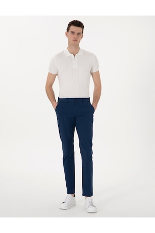 Pierre Cardin Erkek İndigo Pantolon Kanvas-chino 50308111-vr028 İndigo