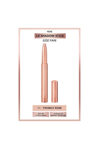 L'Oréal Paris Le Shadow Stick Göz Farı 115 Twinkly Rose