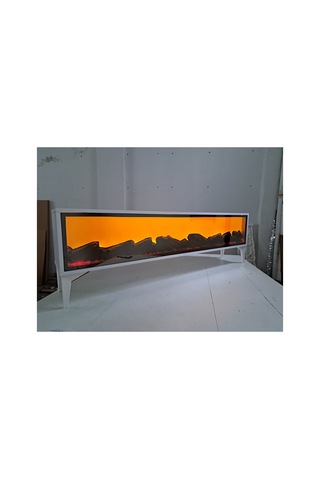 Tv Sehpası Full Şömineli 170cm Bluetootlu Ses Sistemi 3 Farklı Yanma Çeşidi Uzaktan Kumandalı Mdf Beyaz Ve Beyaz Beyaz Ve Beyaz