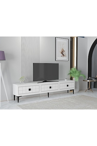 Tsa1801b - Yuka Tv Stand Beyaz 180cm Beyaz