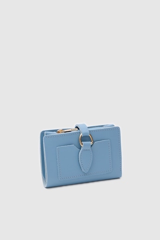 Afra Bebemavi Renk Mini Bayan Cüzdan Bebe Mavi