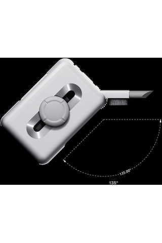 Homyl Akıllı Telefon Için Toz Kapaklı Fırçalı Elektronik Beyaz