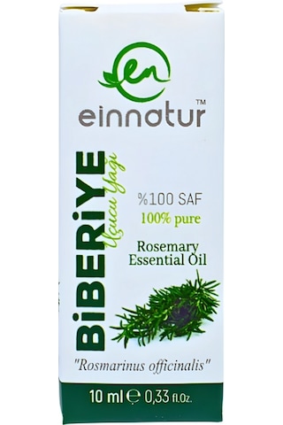 Einnatur Biberiye Uçucu Yağı %100 Saf Rosmarinus Officinalis 1 8-Sineol 10 ML