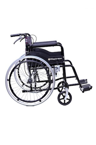 Refakatçi Frenli Katlanabilir Tekerlekli Sandalye